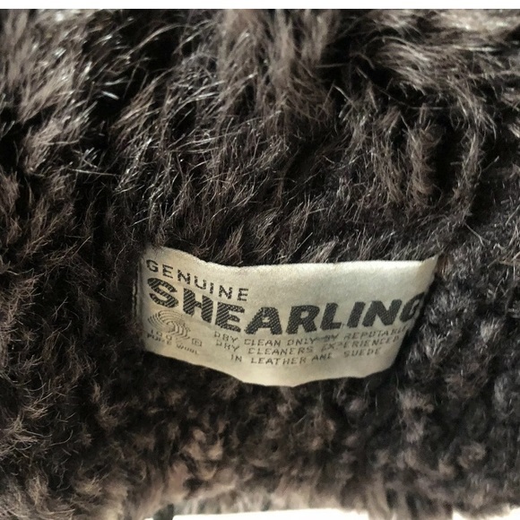 Genuine Shearling jacket coat size Large for women w/hood warm made in Italy - Picture 5 of 16